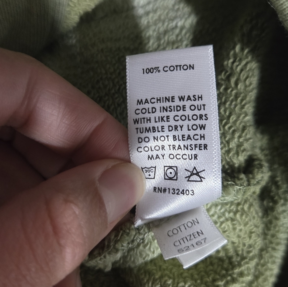 Cotton Citizen Green Brooklyn Oversized Tie-Dye Hoodie Size Small - Picture 7 of 8